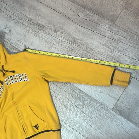 West Virginia Mountaineers Yellow‎ Nike Women’s Zip up Hoodie Size XS - Picture 9 of 9